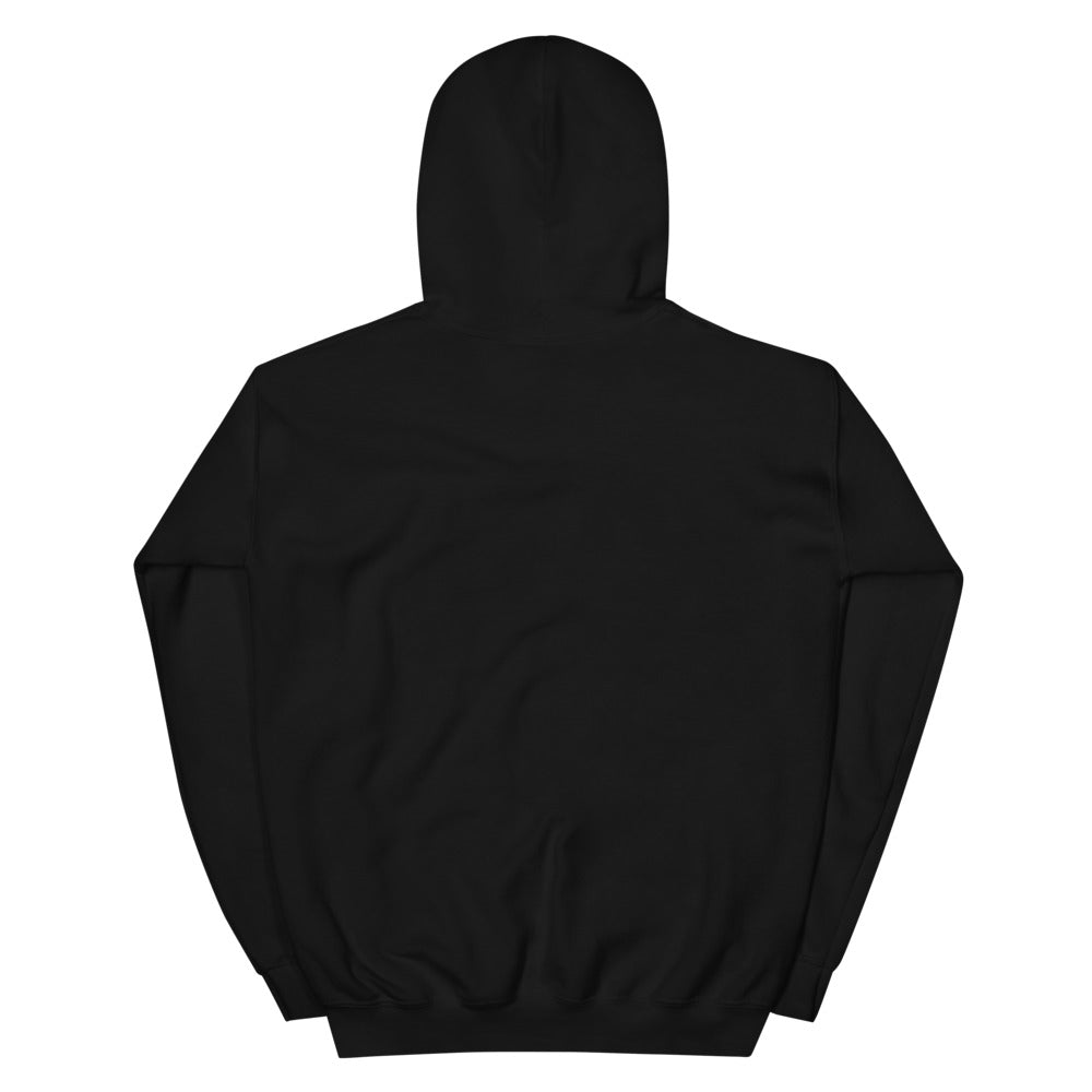 Black Hoodie Back 1 - ILLTOCHILL 'Complex regional pain syndrome Warning' CRPSRSD awareness sarcastic gift Unisex Hoodie.