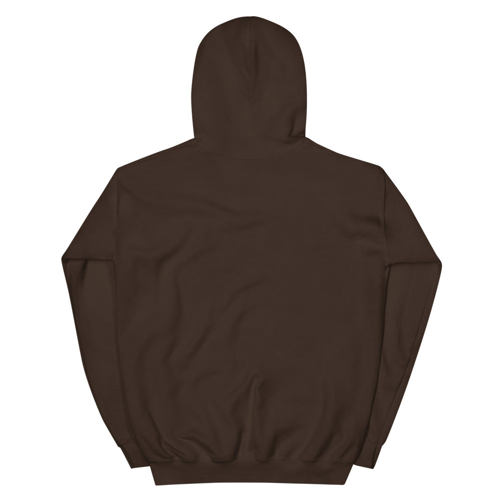 Dark Chocolate Hoodie Back 1 - ILLTOCHILL Asthma Reminder quote, Asthma awareness Gift Unisex Hoodie