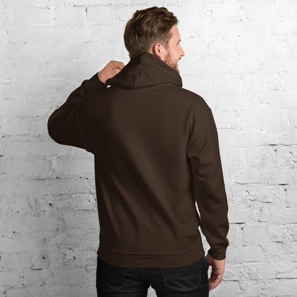Dark Chocolate Hoodie Back 3 - ILLTOCHILL Hearing loss problems awareness hard of hearing support gift Unisex Hoodie.