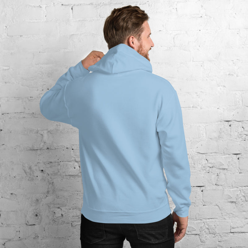 Light Blue Hoodie Back 3 - ILLTOCHILL Asthma Reminder quote, Asthma awareness Gift Unisex Hoodie
