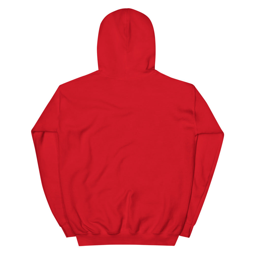 Red Hoodie Back 1 - ILLTOCHILL Chiari Malformation Awareness 'Strong is equal to Batting CM ' Gift Unisex Hoodie.