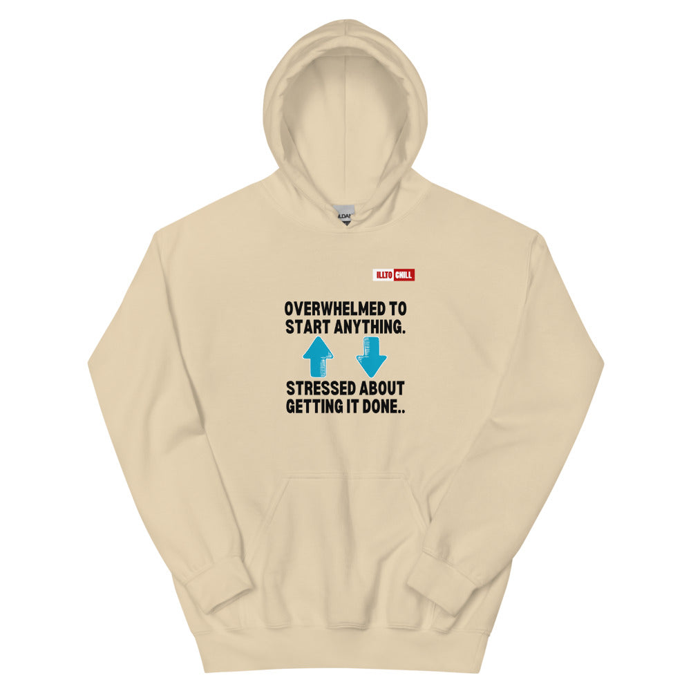 Sand Hoodie Front 1 - ILLTOCHILL Attention deficit hyperactivity disorder awareness 'ADHD funny loop' gift Unisex Hoodie
