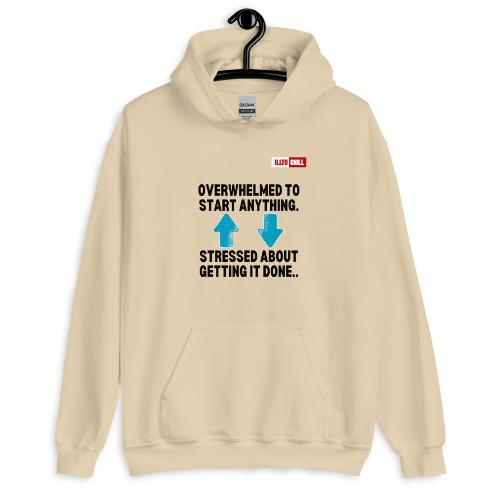 Sand Hoodie Front 2 - ILLTOCHILL Attention deficit hyperactivity disorder awareness 'ADHD funny loop' gift Unisex Hoodie