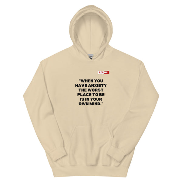 Sand Hoodie Front 1 - ILLTOCHILL Anxiety awareness and anxiety education gift Unisex Hoodie