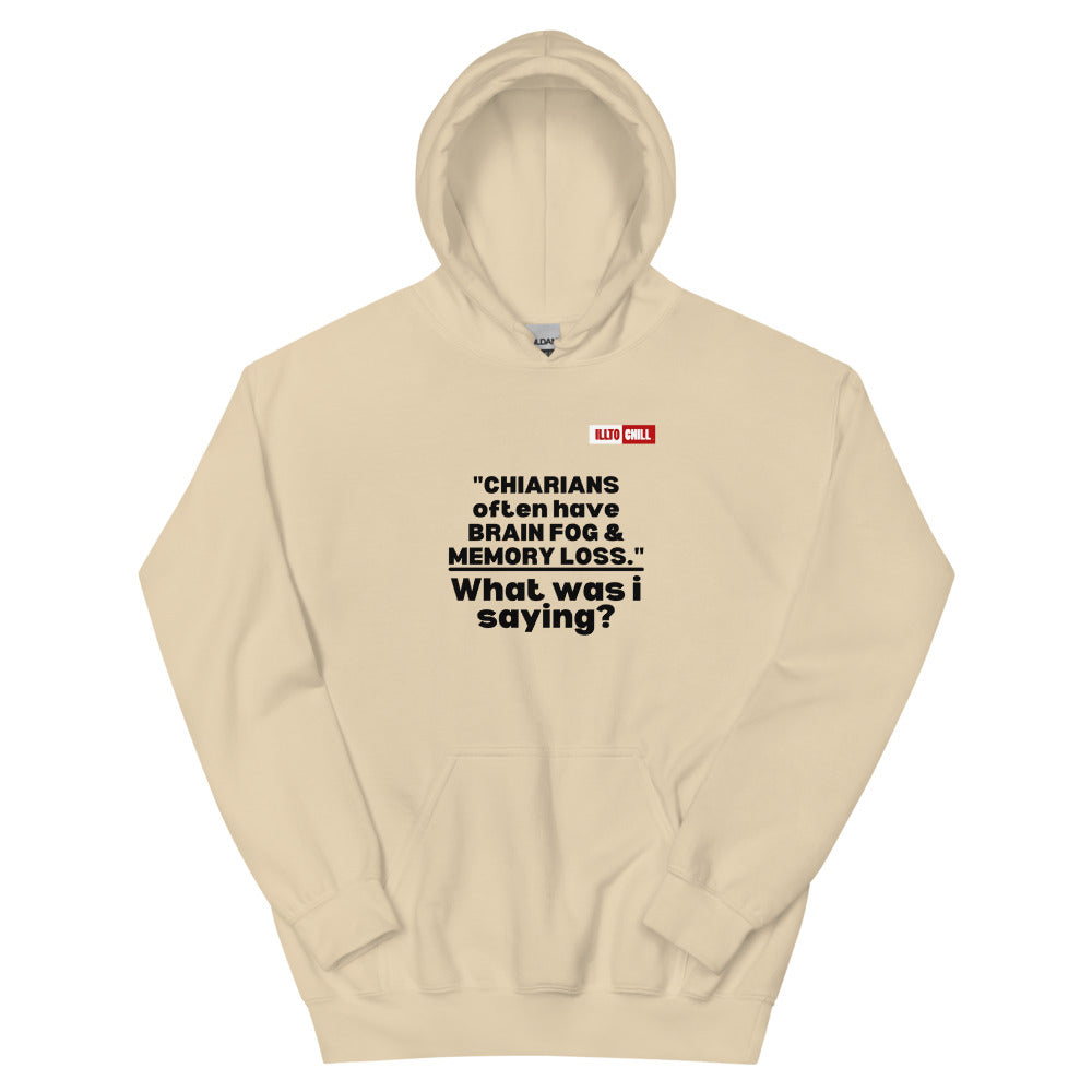 Sand Hoodie Front 1 - ILLTOCHILL CM Chiari Malformation Awareness, Chiarian funny Gift Unisex Hoodie.
