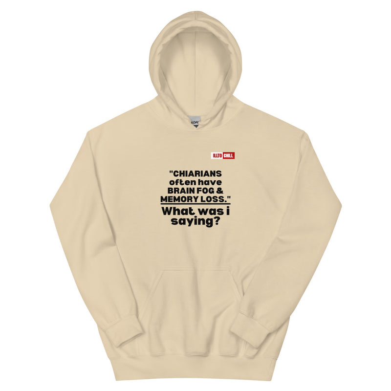 Sand Hoodie Front 1 - ILLTOCHILL CM Chiari Malformation Awareness, Chiarian funny Gift Unisex Hoodie.