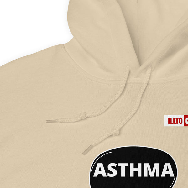 Sand Hoodie Detail 1 - ILLTOCHILL Asthma awareness 'It is a suffocating idea' asthma sarcastic gift Unisex Hoodie