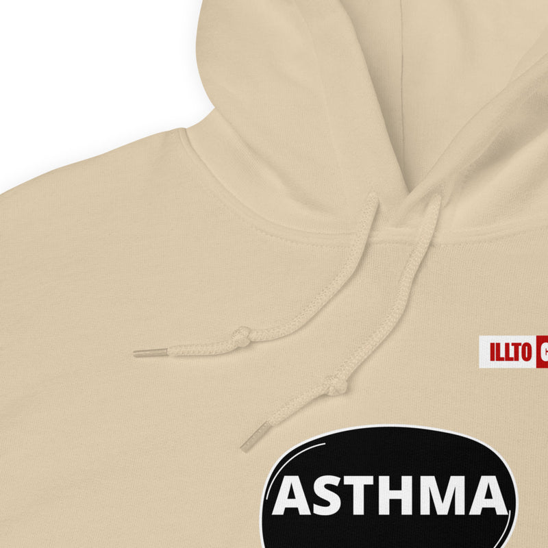 Sand Hoodie Detail 1 - ILLTOCHILL Asthma awareness 'It is a suffocating idea' asthma sarcastic gift Unisex Hoodie