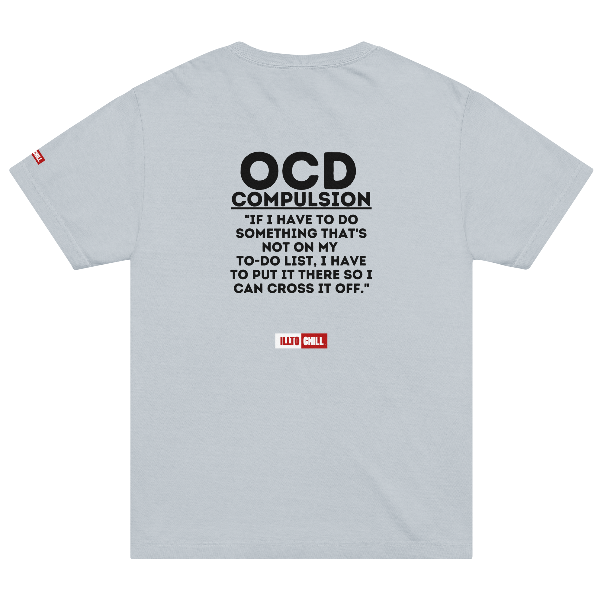 OCD Showing Up Anyway: Unisex Oversized T Shirt for Every Intrusive Thinker | ILLTOCHILL