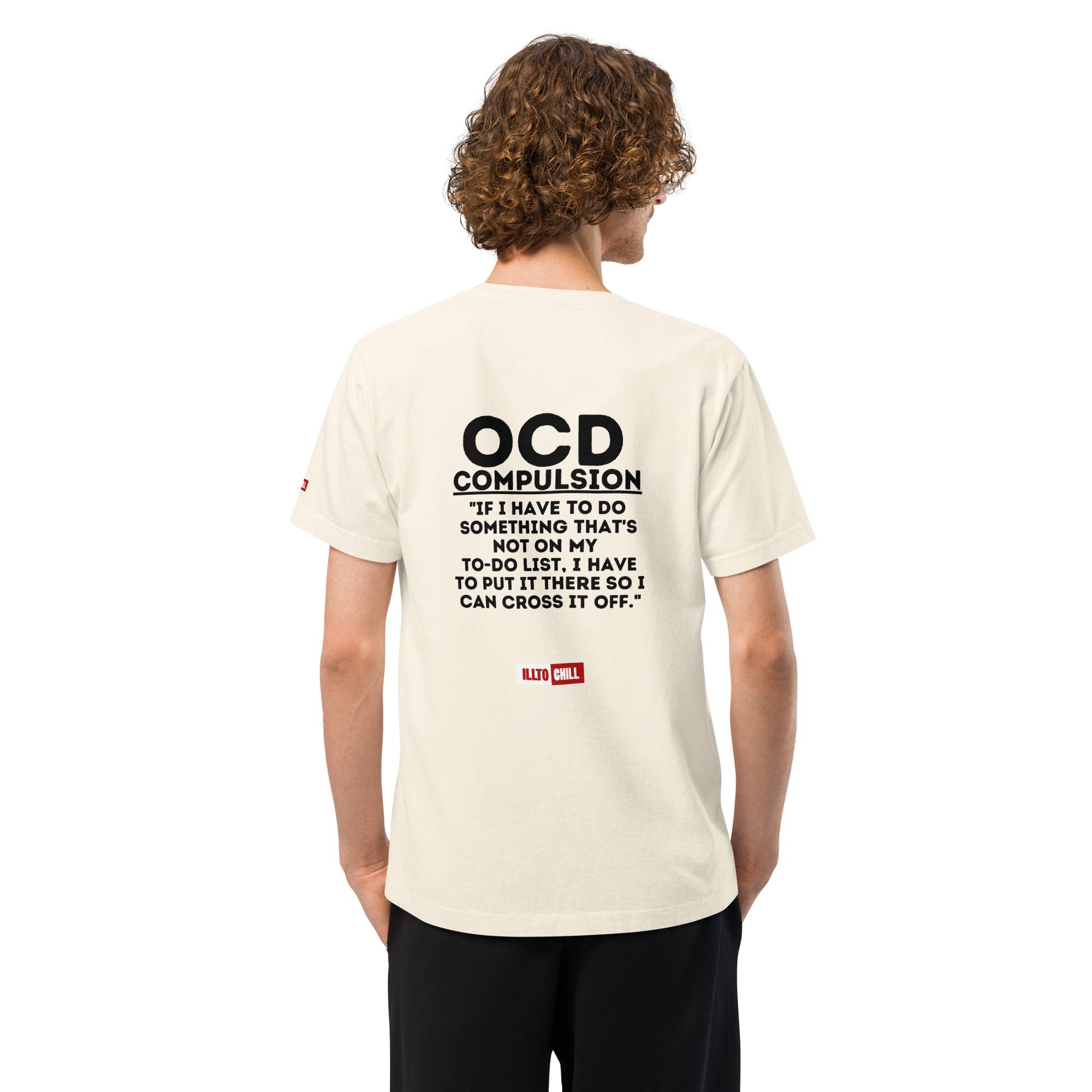 OCD Showing Up Anyway: Unisex Oversized T Shirt for Every Intrusive Thinker | ILLTOCHILL