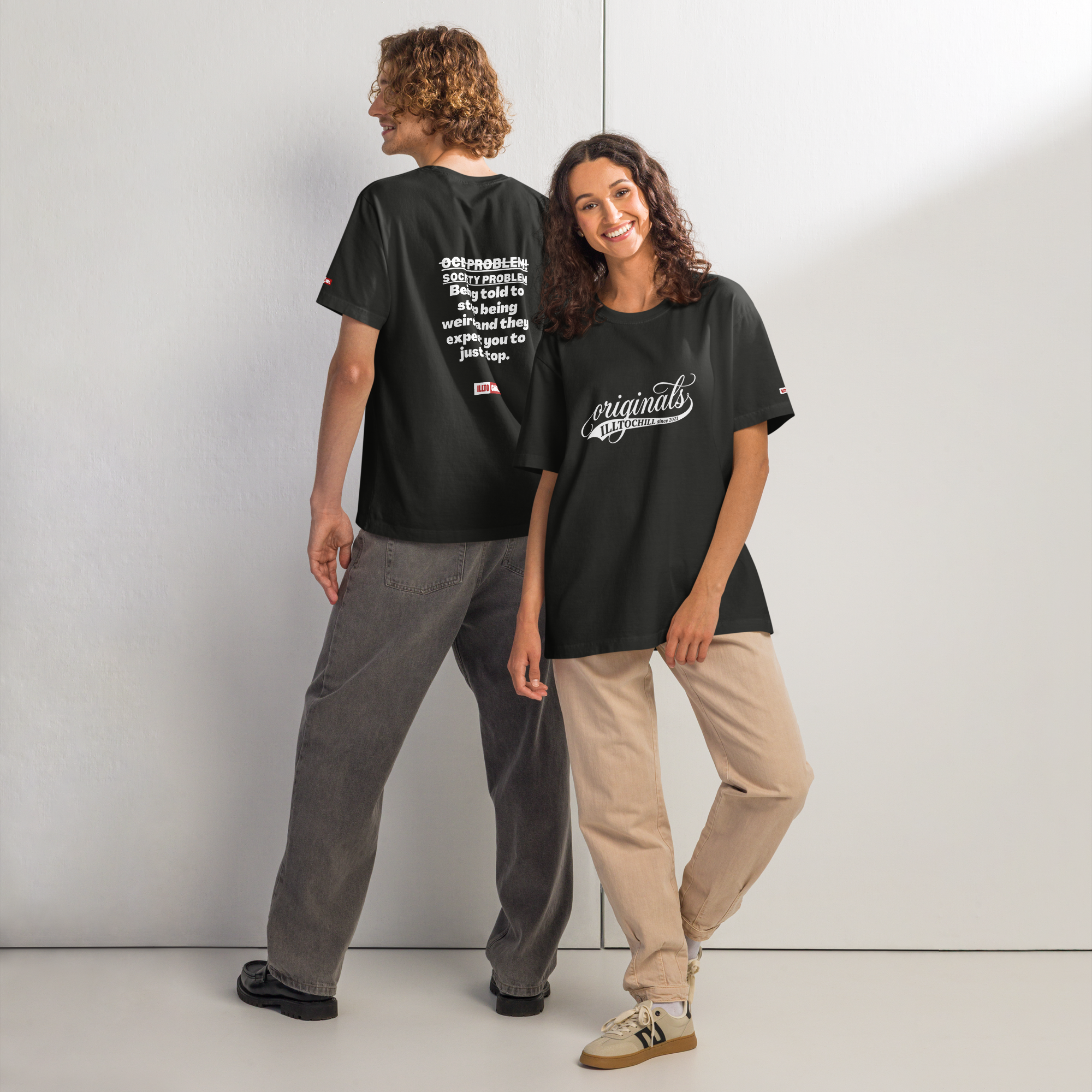 OCD Worn Proudly: Oversized T Shirt for the OCD Community That Shows Up | ILLTOCHILL