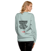 OCD Loud and Showing Up: Unisex Premium Sweatshirt for Every Intrusive Thinker | ILLTOCHILL