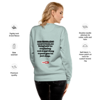 OCD Loud and Showing Up: Unisex Premium Sweatshirt for Every Intrusive Thinker | ILLTOCHILL