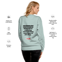 OCD Loud and Showing Up: Unisex Premium Sweatshirt for Every Intrusive Thinker | ILLTOCHILL