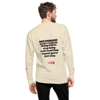 OCD Loud and Showing Up: Unisex Premium Sweatshirt for Every Intrusive Thinker | ILLTOCHILL