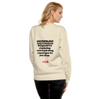 OCD Loud and Showing Up: Unisex Premium Sweatshirt for Every Intrusive Thinker | ILLTOCHILL