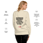 OCD Loud and Showing Up: Unisex Premium Sweatshirt for Every Intrusive Thinker | ILLTOCHILL