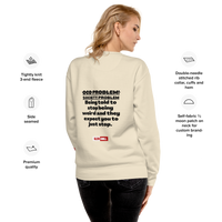 OCD Loud and Showing Up: Unisex Premium Sweatshirt for Every Intrusive Thinker | ILLTOCHILL
