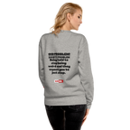 OCD Loud and Showing Up: Unisex Premium Sweatshirt for Every Intrusive Thinker | ILLTOCHILL