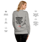 OCD Loud and Showing Up: Unisex Premium Sweatshirt for Every Intrusive Thinker | ILLTOCHILL