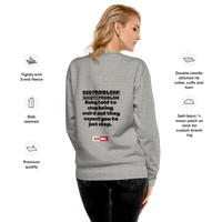OCD Loud and Showing Up: Unisex Premium Sweatshirt for Every Intrusive Thinker | ILLTOCHILL