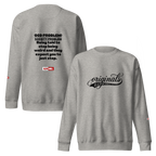OCD Loud and Showing Up: Unisex Premium Sweatshirt for Every Intrusive Thinker | ILLTOCHILL