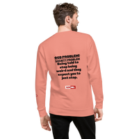 OCD Loud and Showing Up: Unisex Premium Sweatshirt for Every Intrusive Thinker | ILLTOCHILL