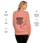 OCD Loud and Showing Up: Unisex Premium Sweatshirt for Every Intrusive Thinker | ILLTOCHILL