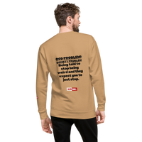 OCD Loud and Showing Up: Unisex Premium Sweatshirt for Every Intrusive Thinker | ILLTOCHILL
