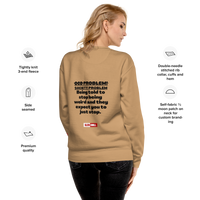 OCD Loud and Showing Up: Unisex Premium Sweatshirt for Every Intrusive Thinker | ILLTOCHILL