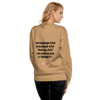 Hard of Hearing Unisex Premium Sweatshirt for HOH Adults and Allies | ILLTOCHILL