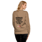 OCD Loud and Showing Up: Unisex Premium Sweatshirt for Every Intrusive Thinker | ILLTOCHILL