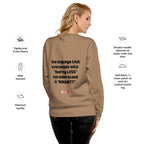 Hard of Hearing Unisex Premium Sweatshirt for HOH Adults and Allies | ILLTOCHILL