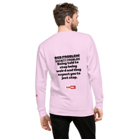 OCD Loud and Showing Up: Unisex Premium Sweatshirt for Every Intrusive Thinker | ILLTOCHILL