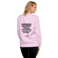 OCD Loud and Showing Up: Unisex Premium Sweatshirt for Every Intrusive Thinker | ILLTOCHILL