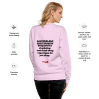 OCD Loud and Showing Up: Unisex Premium Sweatshirt for Every Intrusive Thinker | ILLTOCHILL