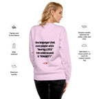 Hard of Hearing Unisex Premium Sweatshirt for HOH Adults and Allies | ILLTOCHILL