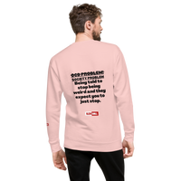 OCD Loud and Showing Up: Unisex Premium Sweatshirt for Every Intrusive Thinker | ILLTOCHILL