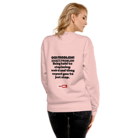 OCD Loud and Showing Up: Unisex Premium Sweatshirt for Every Intrusive Thinker | ILLTOCHILL