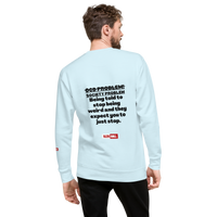 OCD Loud and Showing Up: Unisex Premium Sweatshirt for Every Intrusive Thinker | ILLTOCHILL