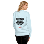 OCD Loud and Showing Up: Unisex Premium Sweatshirt for Every Intrusive Thinker | ILLTOCHILL