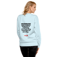 OCD Loud and Showing Up: Unisex Premium Sweatshirt for Every Intrusive Thinker | ILLTOCHILL