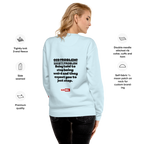 OCD Loud and Showing Up: Unisex Premium Sweatshirt for Every Intrusive Thinker | ILLTOCHILL