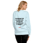 Hard of Hearing Unisex Premium Sweatshirt for HOH Adults and Allies | ILLTOCHILL