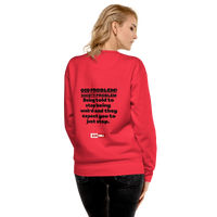OCD Loud and Showing Up: Unisex Premium Sweatshirt for Every Intrusive Thinker | ILLTOCHILL