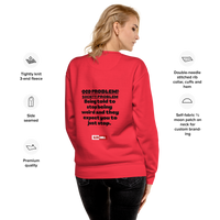 OCD Loud and Showing Up: Unisex Premium Sweatshirt for Every Intrusive Thinker | ILLTOCHILL