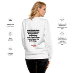 OCD Loud and Showing Up: Unisex Premium Sweatshirt for Every Intrusive Thinker | ILLTOCHILL