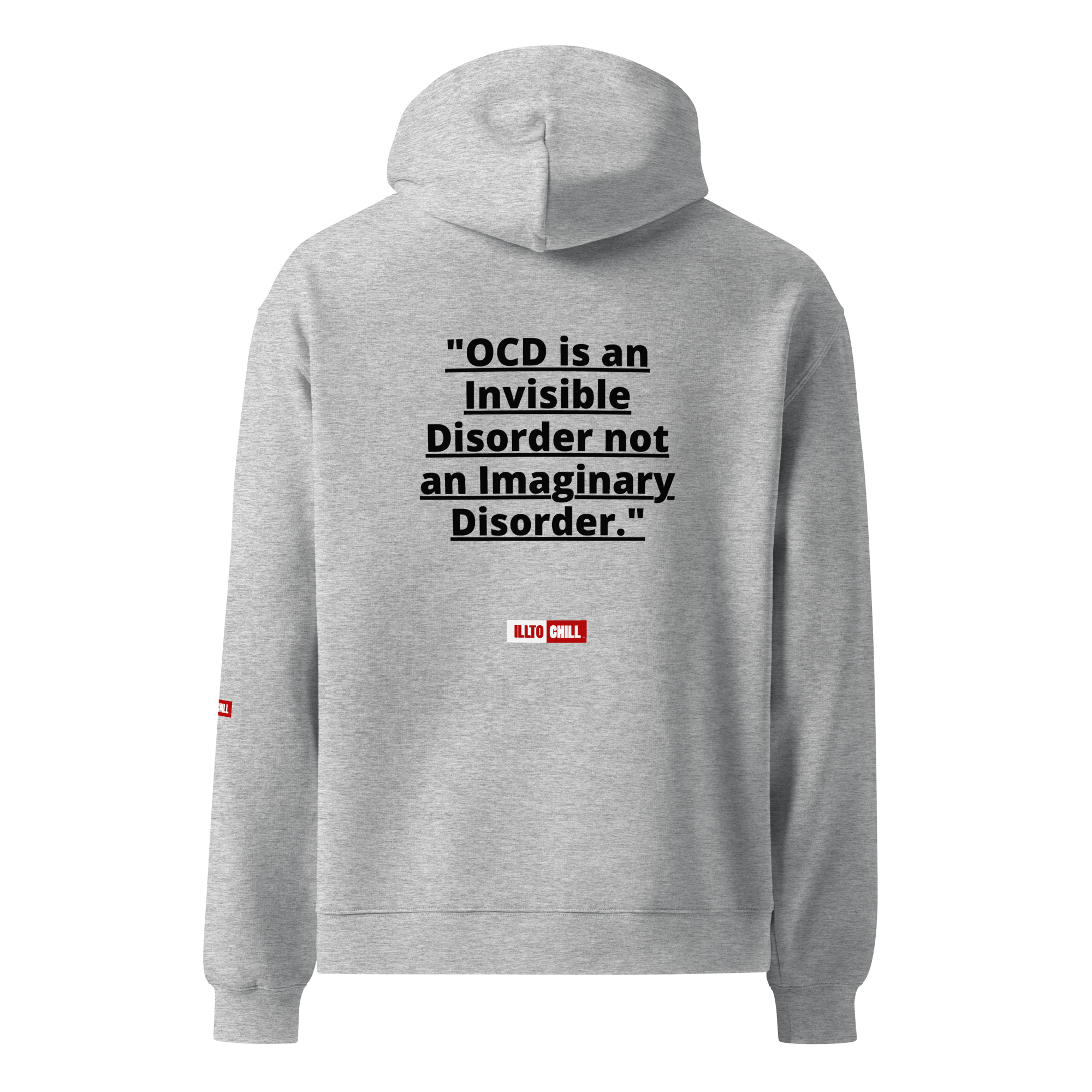 OCD Loud and Layered: Unisex Oversized Hoodie for the OCD Community That Owns Its Space | ILLTOCHILL