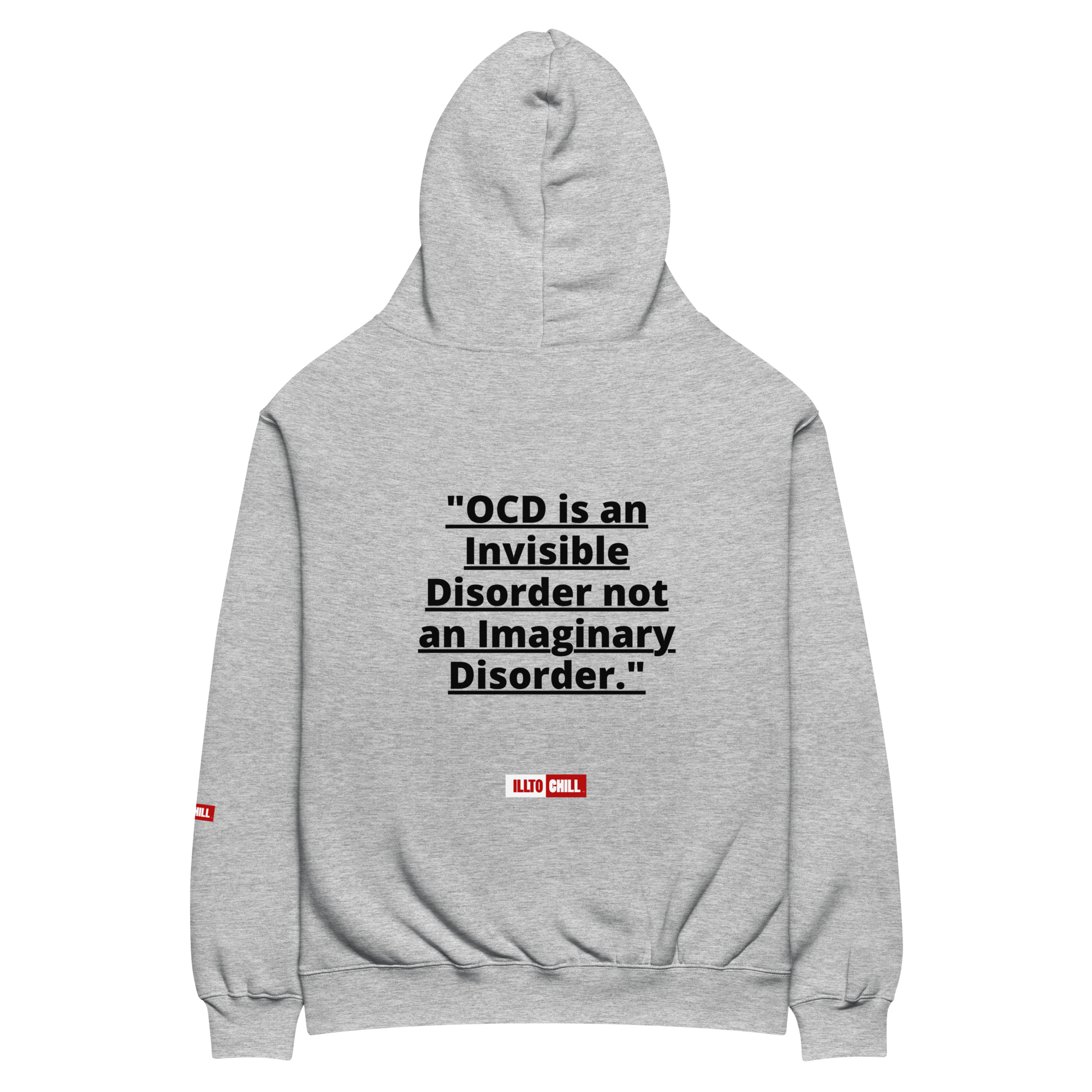 OCD Loud and Layered: Unisex Oversized Hoodie for the OCD Community That Owns Its Space | ILLTOCHILL
