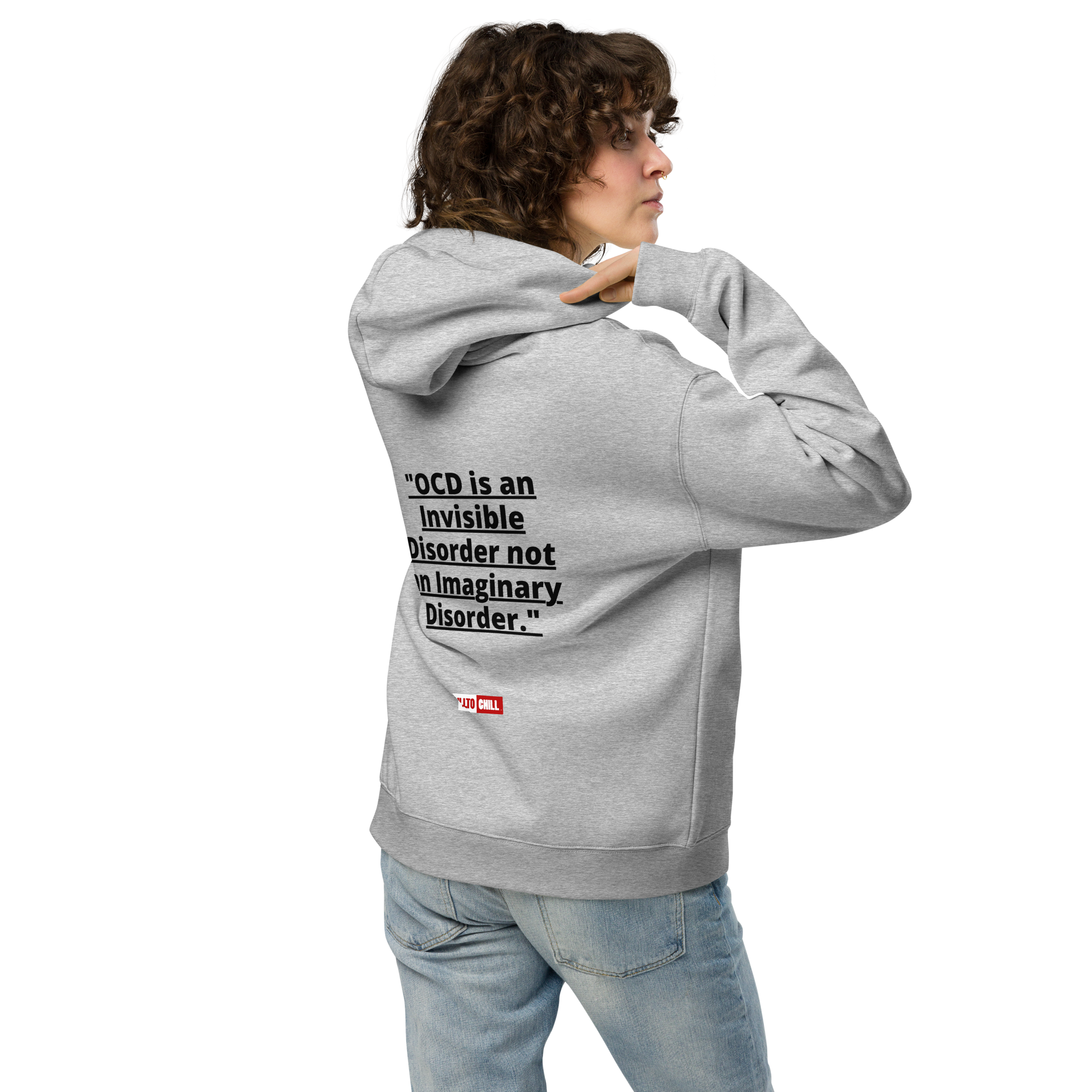 OCD Loud and Layered: Unisex Oversized Hoodie for the OCD Community That Owns Its Space | ILLTOCHILL